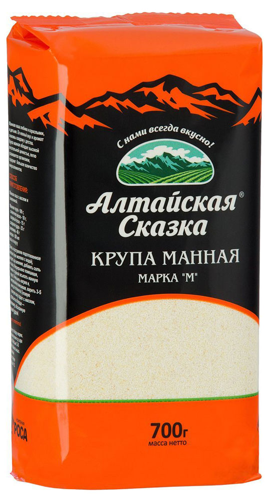 Крупа манная «Алтайская Сказка» марка М, 700 г