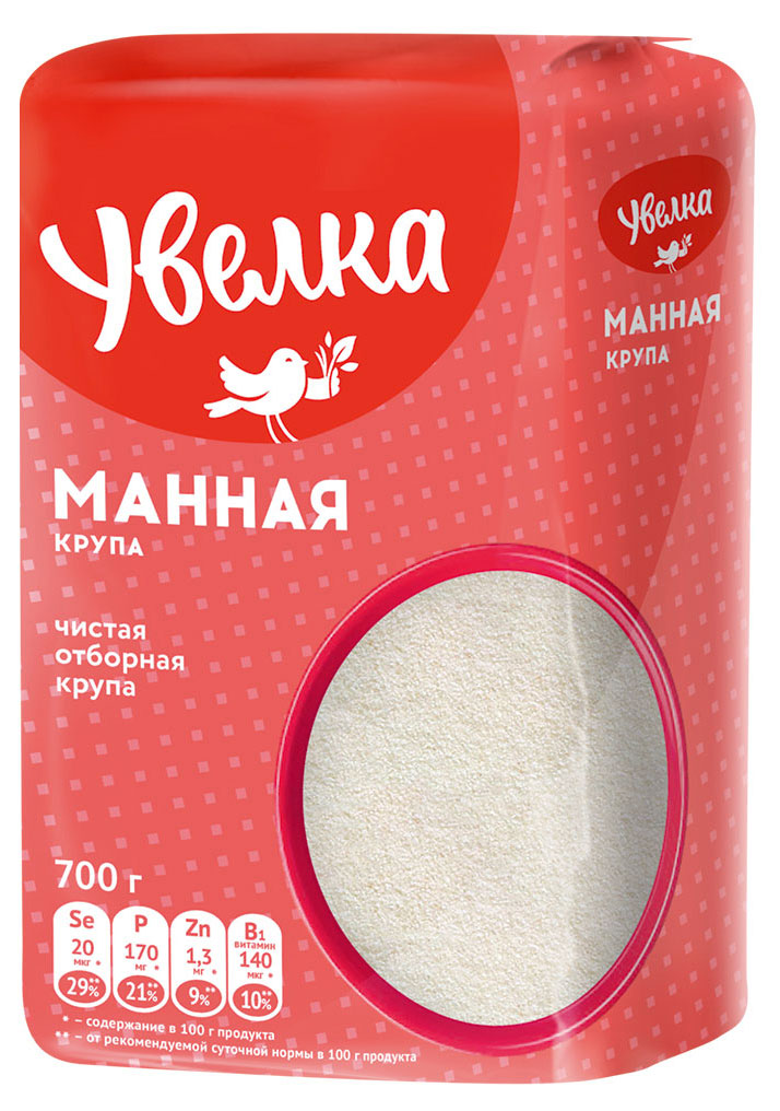 Крупа манная «Увелка», 700 г