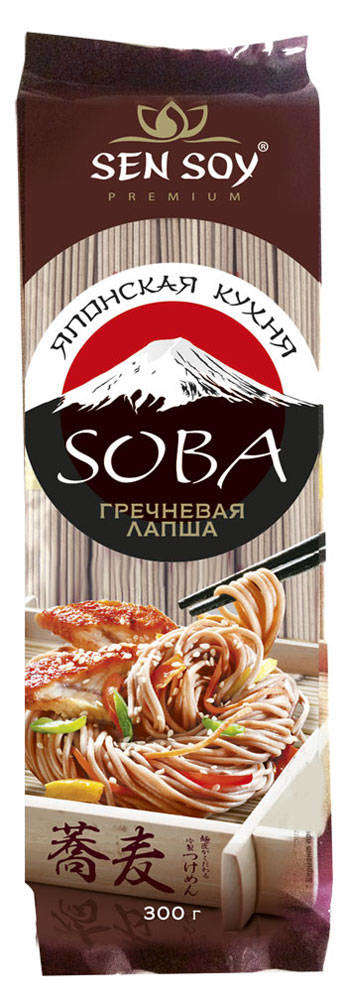 Лапша Sen Soy Soba гречневая, 300 г