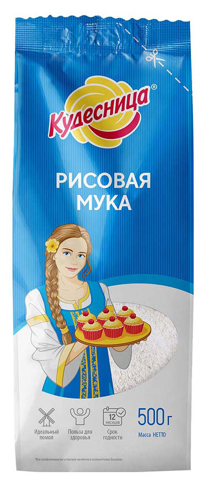 Мука «Кудесница» рисовая, 500 г