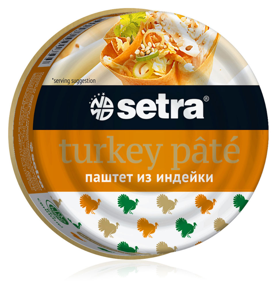 Паштет из индейки Setra, 100 г