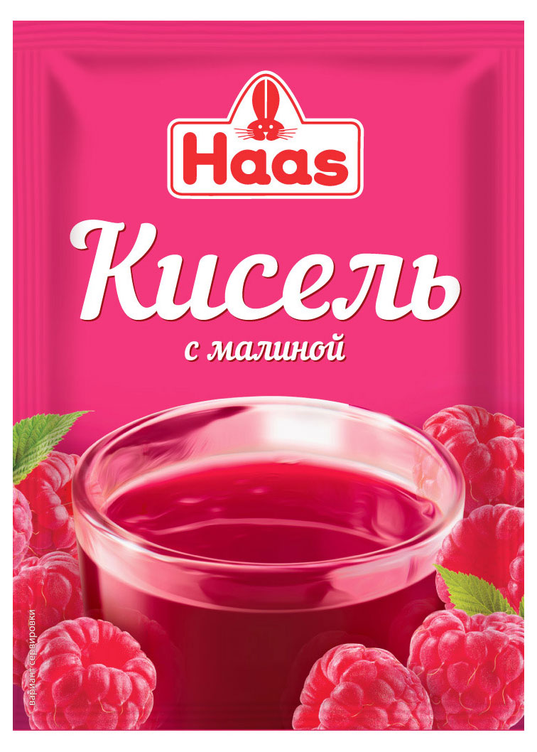 Кисель HAAS малина, 75 г