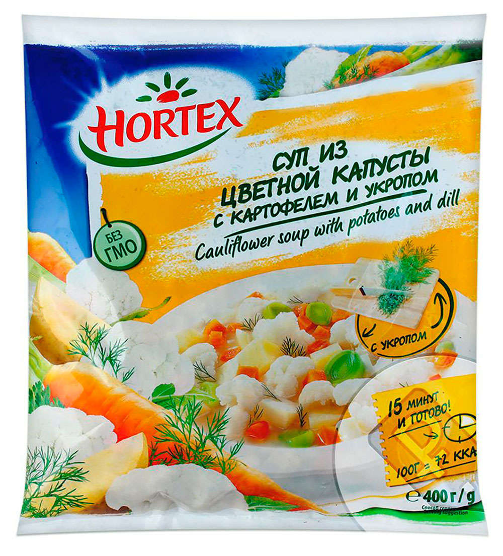 Смесь суповая из цветной капусты Hortex, 400 г