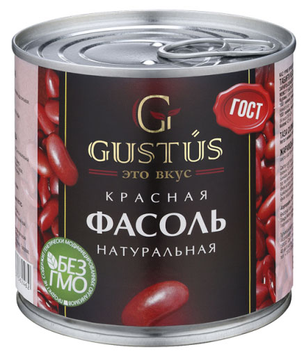 Фасоль красная Gustus, 400 г