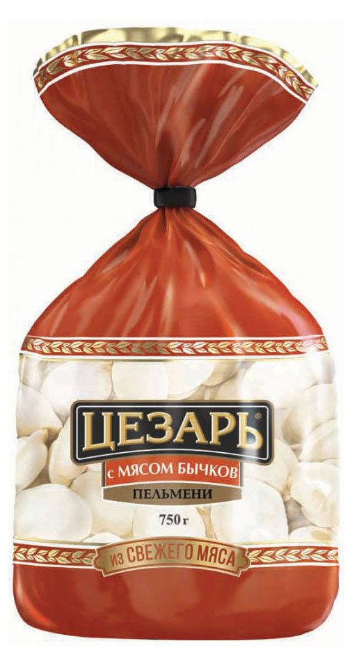 Пельмени «Цезарь» с мясом бычков, 750 г