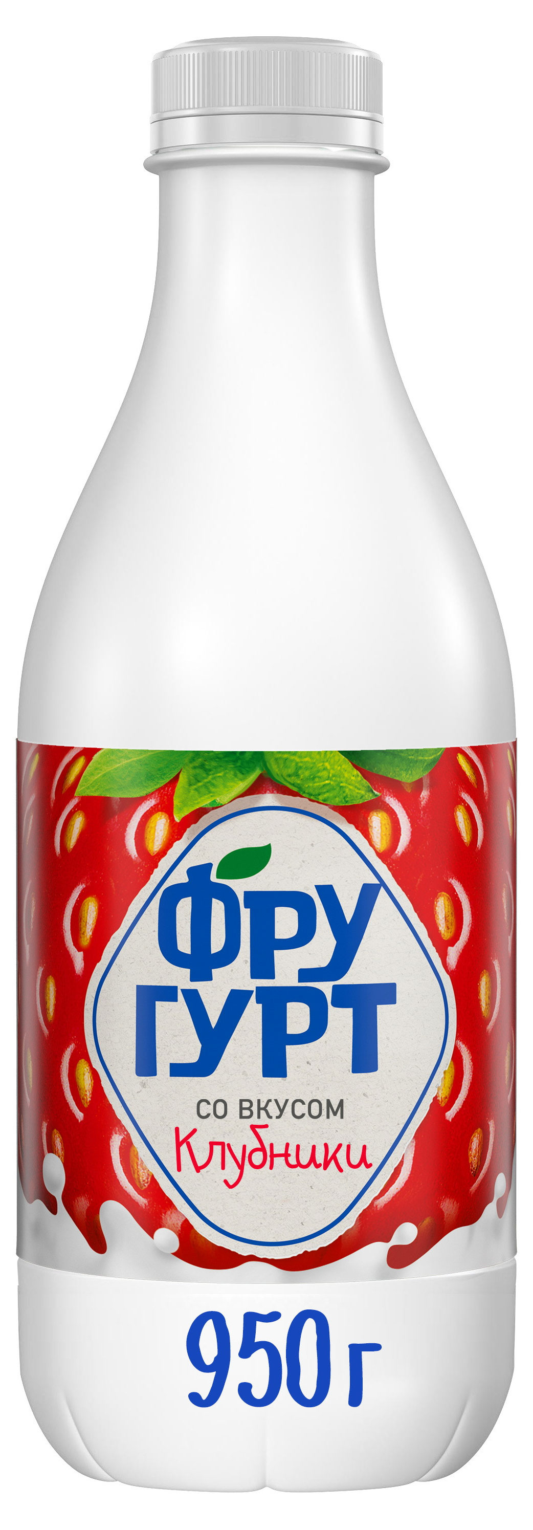 Напиток кисломолочный «Фругурт» со вкусом клубники БЗМЖ, 950 г