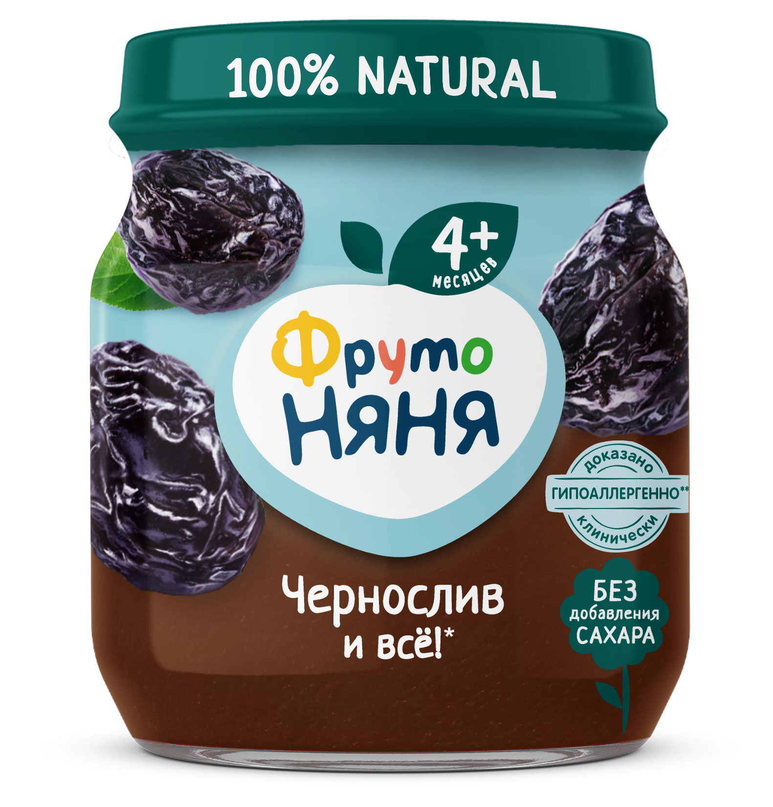 Пюре «ФрутоНяня» из чернослива гипоаллергенное с 4 мес., 100 г