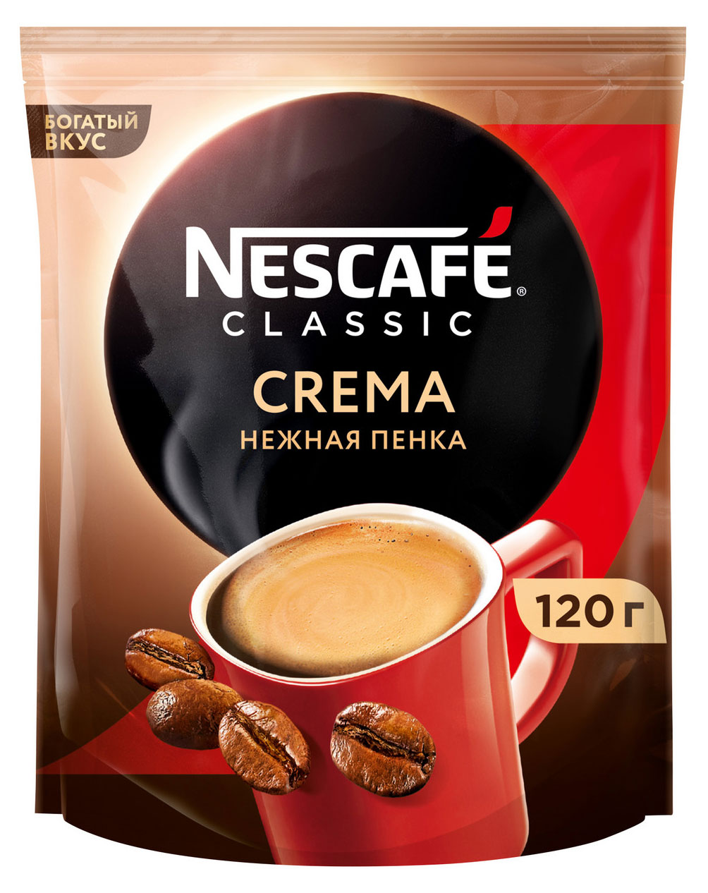 Кофе растворимый Nescafe Classic Crema, 120 г