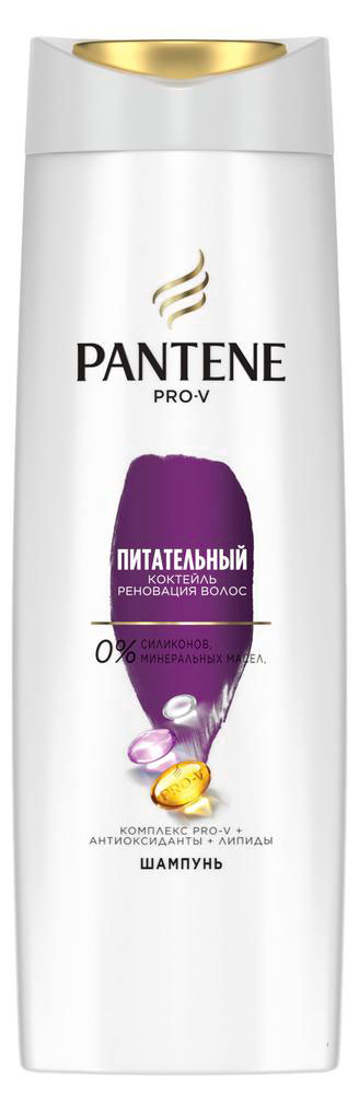 Шампунь для волос Pantene Pro-V Питательный коктейль для тонких и ослабленных волос, 400 мл