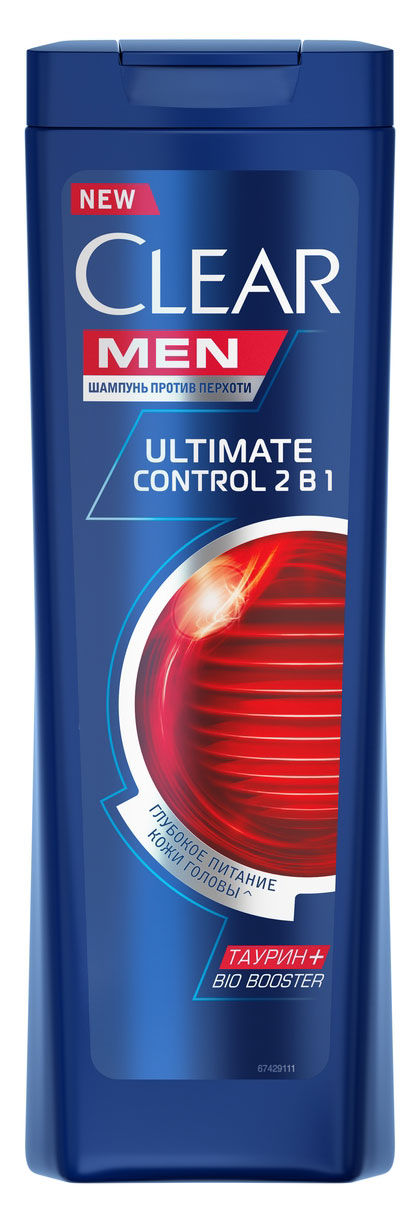 Шампунь против перхоти «Клиар» Men Ultimate control, 400 мл