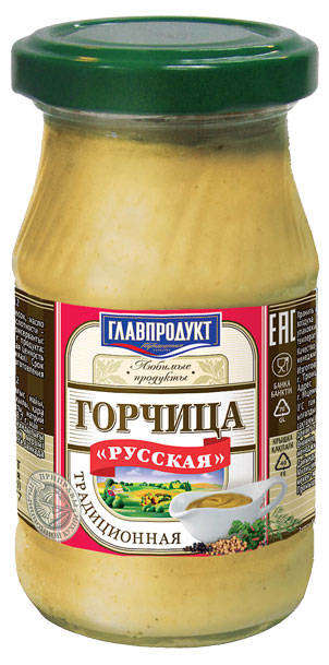 Горчица «ГЛАВПРОДУКТ» Русская, 170 г