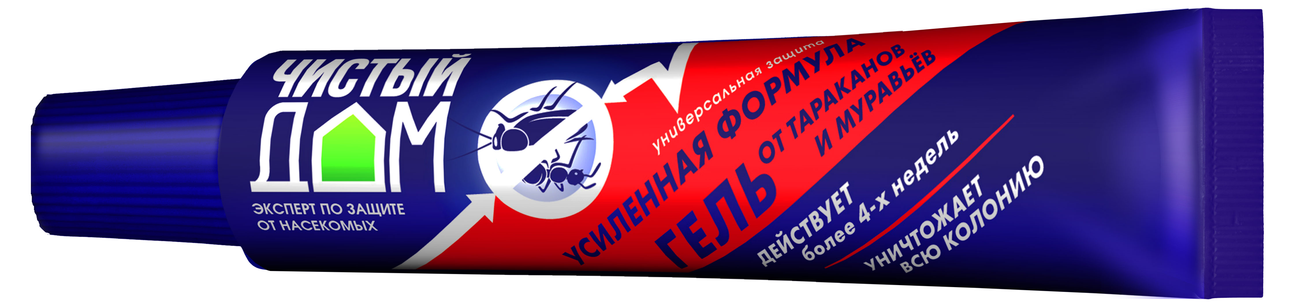Гель от тараканов «Чистый дом» усиленный, 50 г