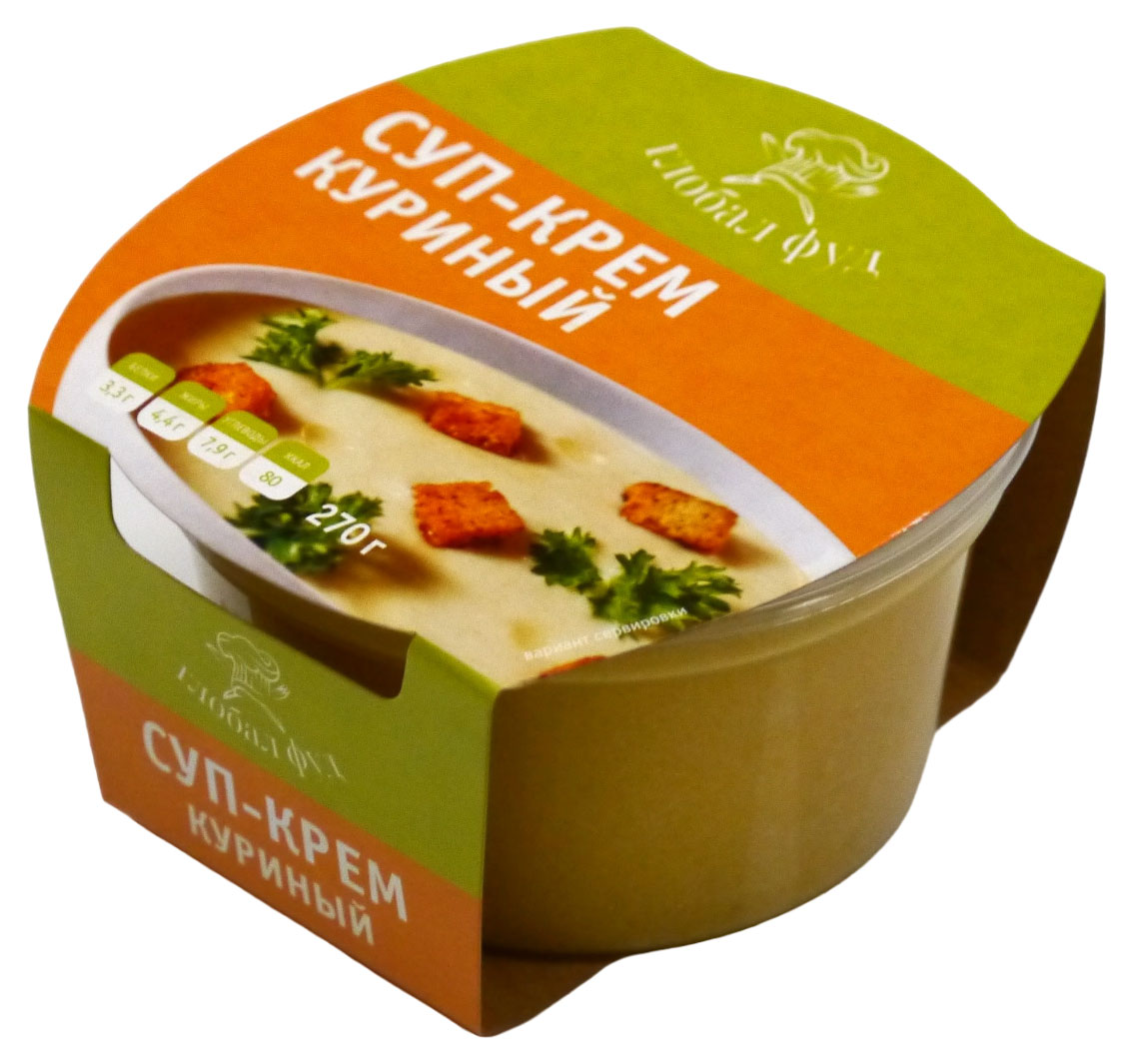 Суп-крем Lunch 2 GO куриный, 270 г