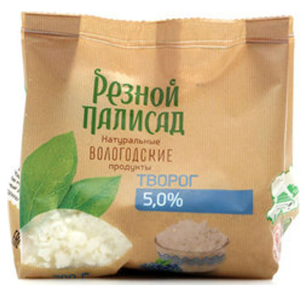 Творог «Резной Палисад» 5% БЗМЖ, 400 г