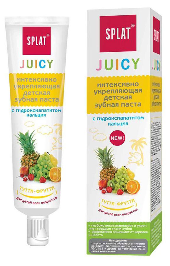 Зубная паста детская Splat Juicy 0+, 35 мл