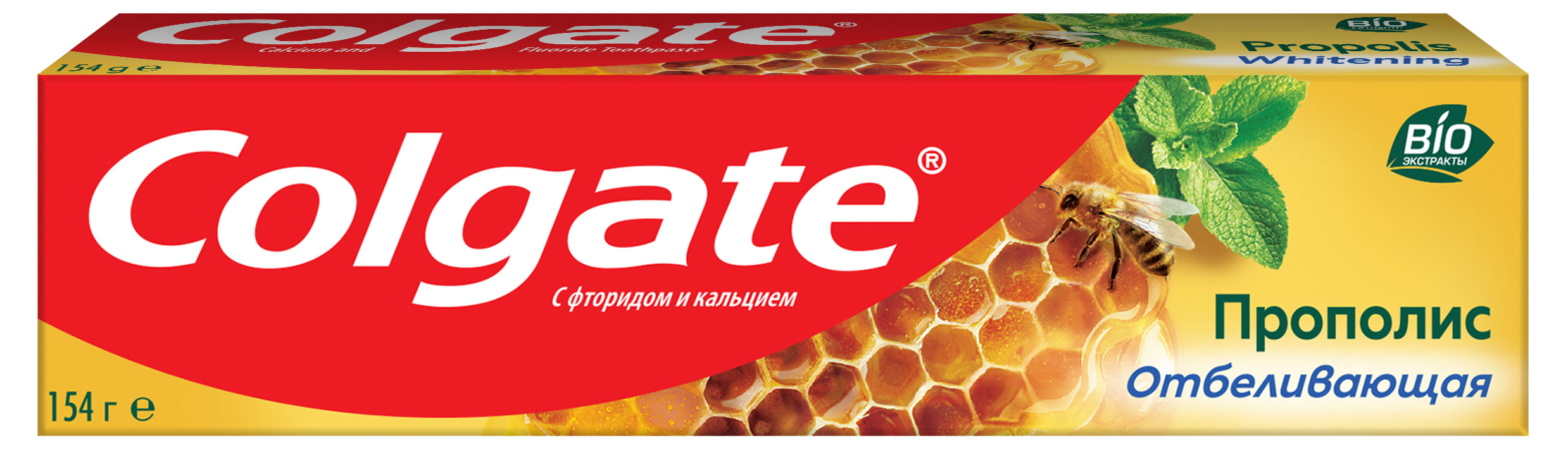 Зубная паста Colgate Прополис отбеливающая с натуральными ингредиентами, 100 мл