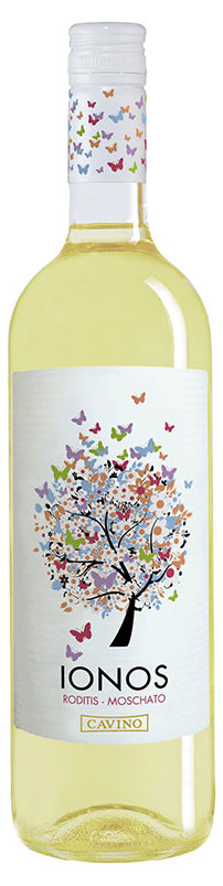 Вино Ionos Roditis Moschato белое сухое Греция, 0,75 л