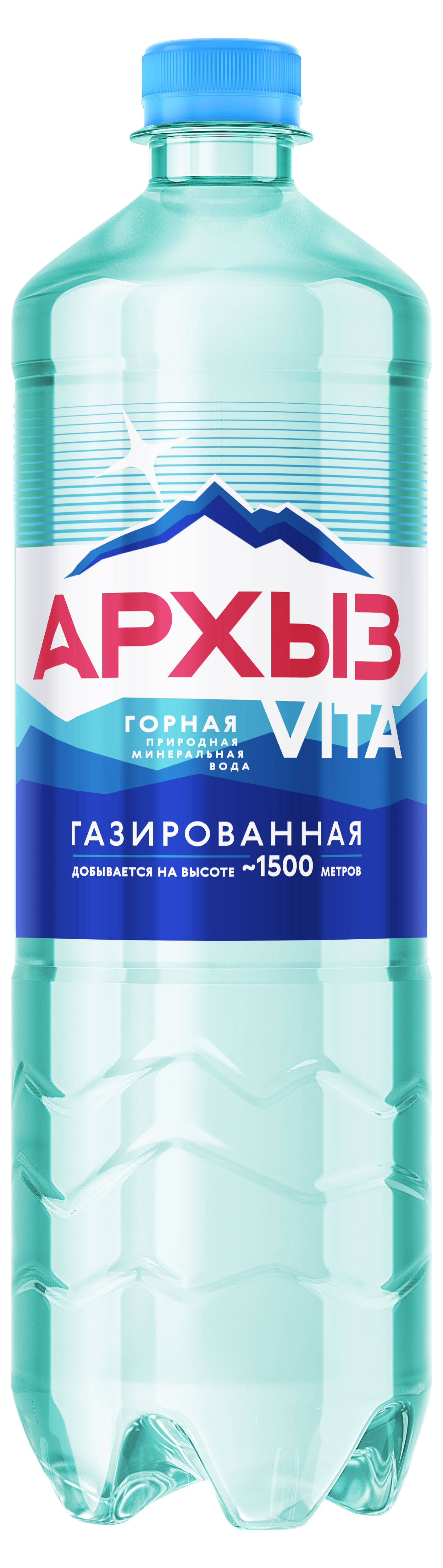 Вода минеральная «Архыз» газированная, 1 л