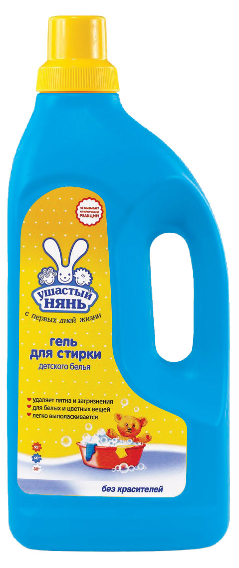 Гель для стирки «Ушастый Нянь» для детского белья, 1,2 л