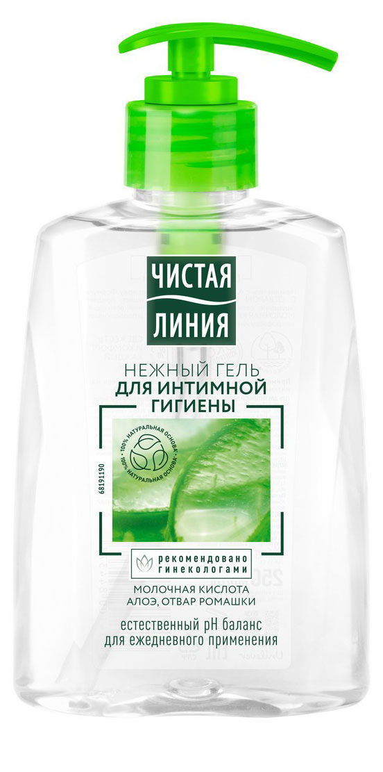 Гель для интимной гигиены «Чистая Линия» Нежный, 250 мл