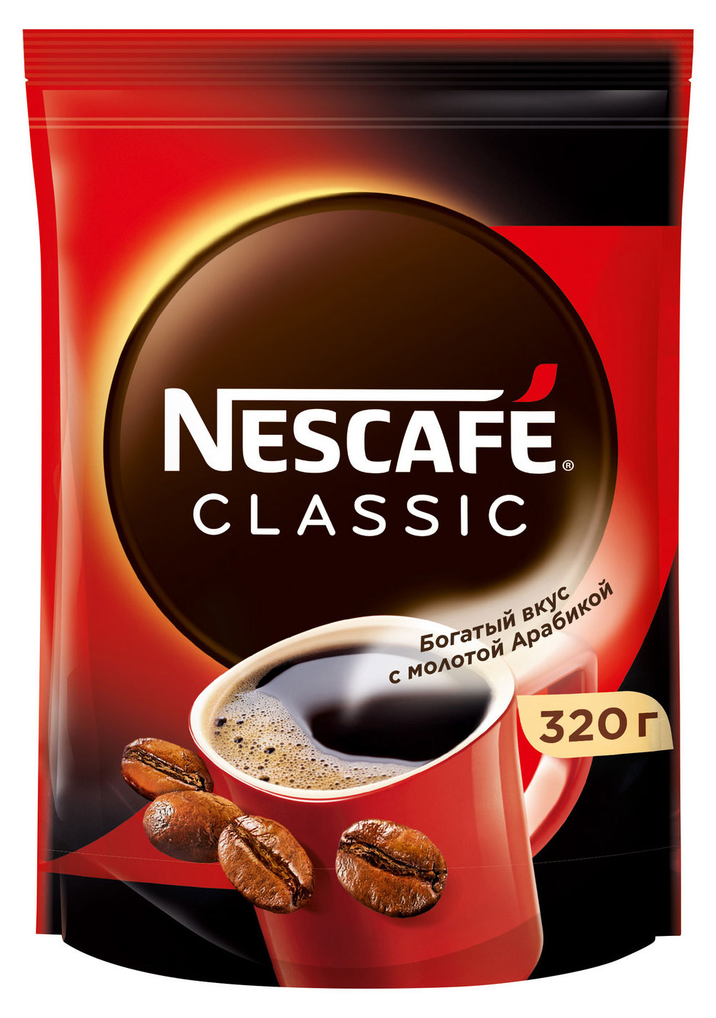 Кофе растворимый Nescafe Classic, 320 г