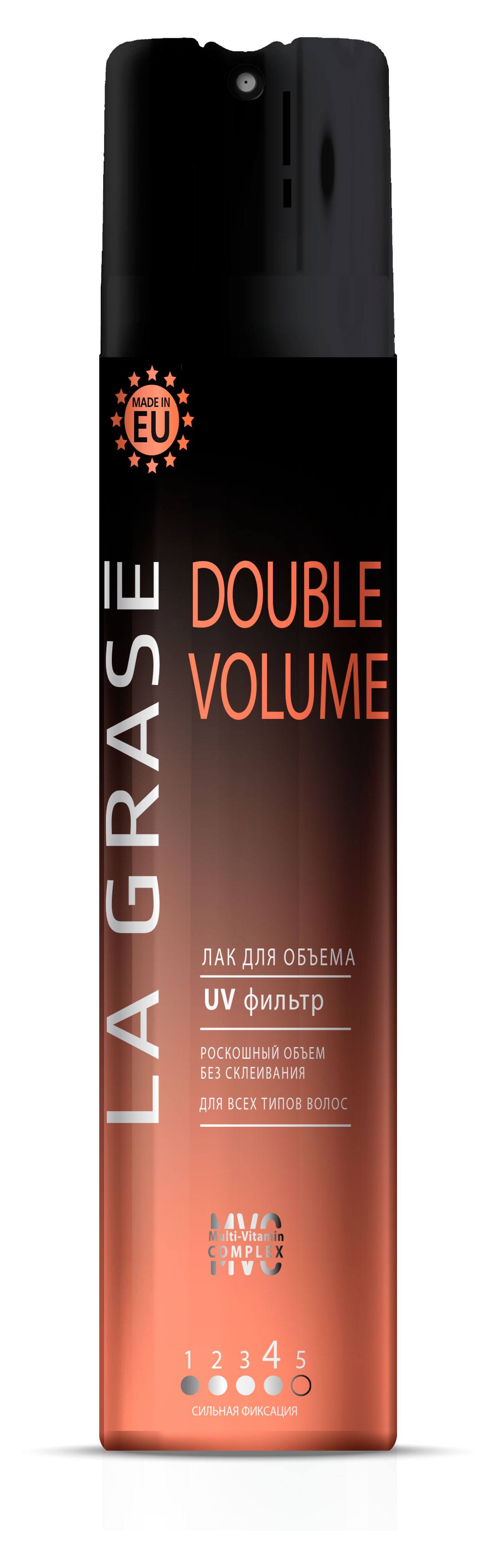 Лак для волос La Grase Double Volume, 250 мл