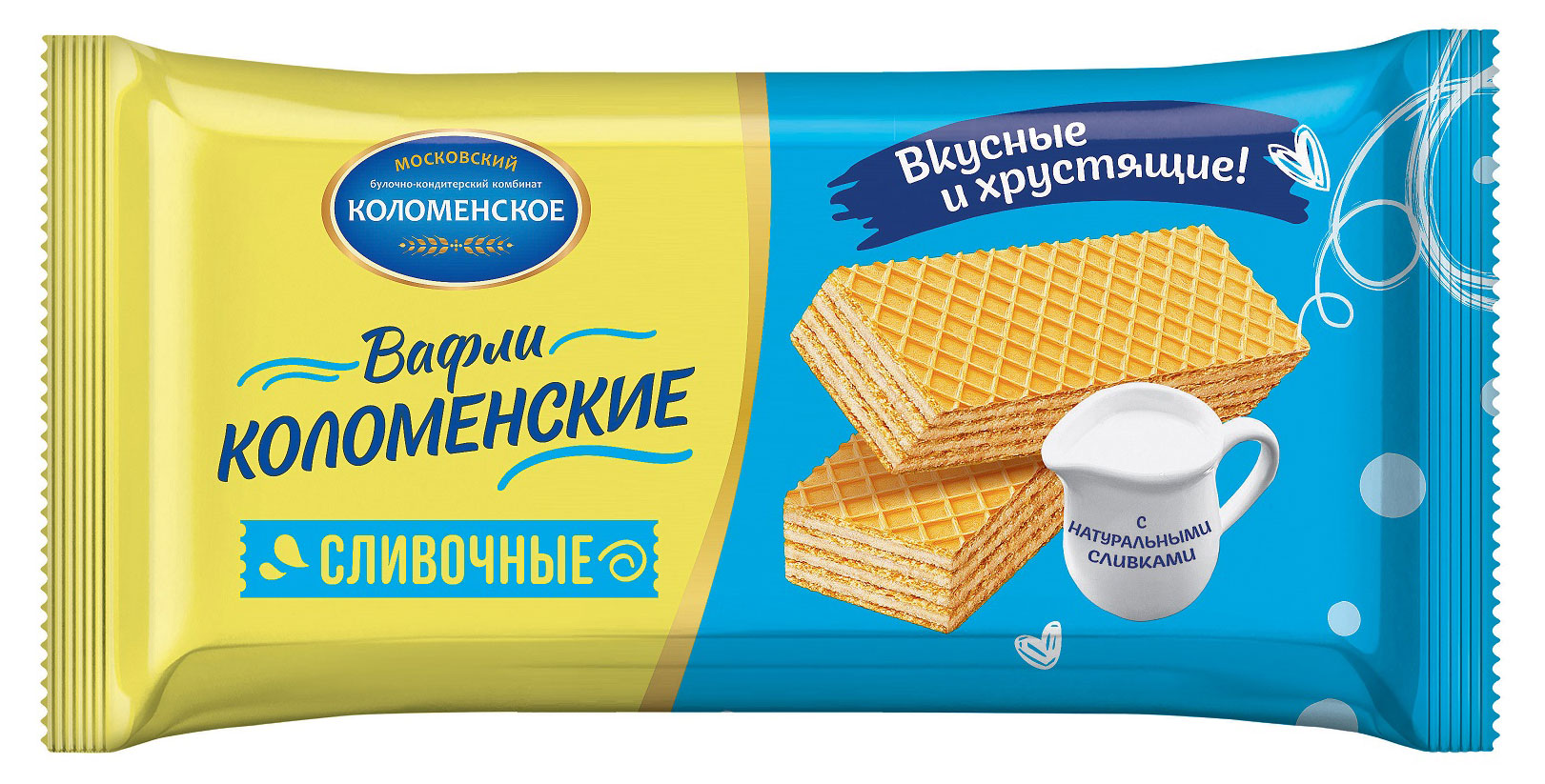 Вафли «Коломенское» Сливочные, 200 г