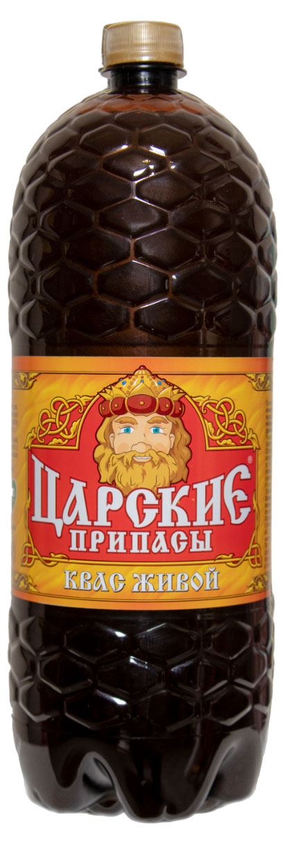 Квас «Царские припасы» живой, 2 л