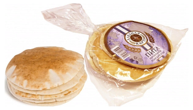 Пита пшеничная «Хлебная карта» Иранская лепешка 5 шт, 320 г