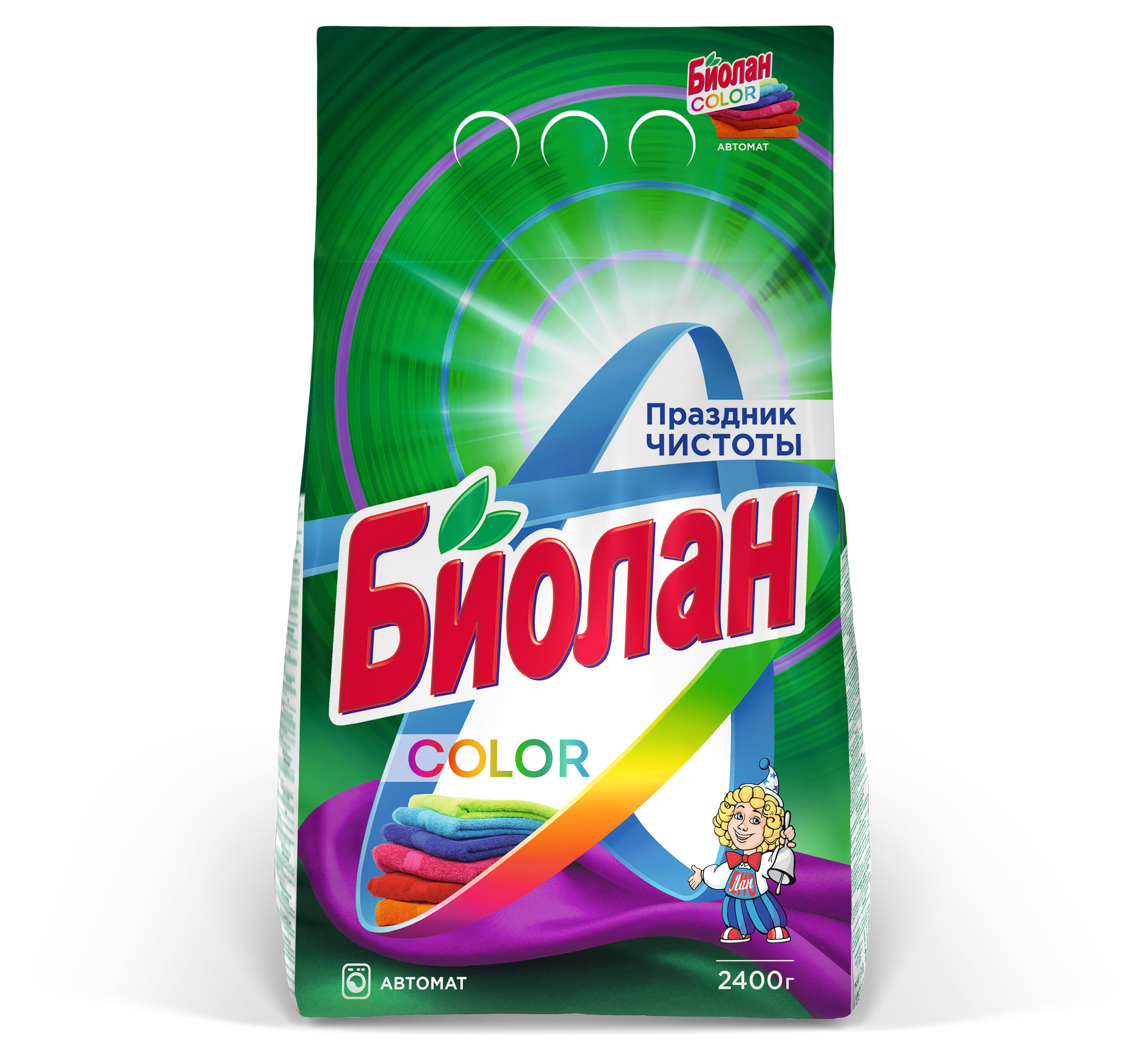 Стиральный порошок «Биолан» Color автомат, 2,4 кг