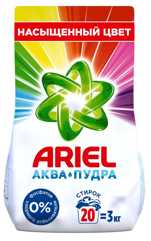 Стиральный порошок Ariel Автомат Color, 3 кг (20 стирок)