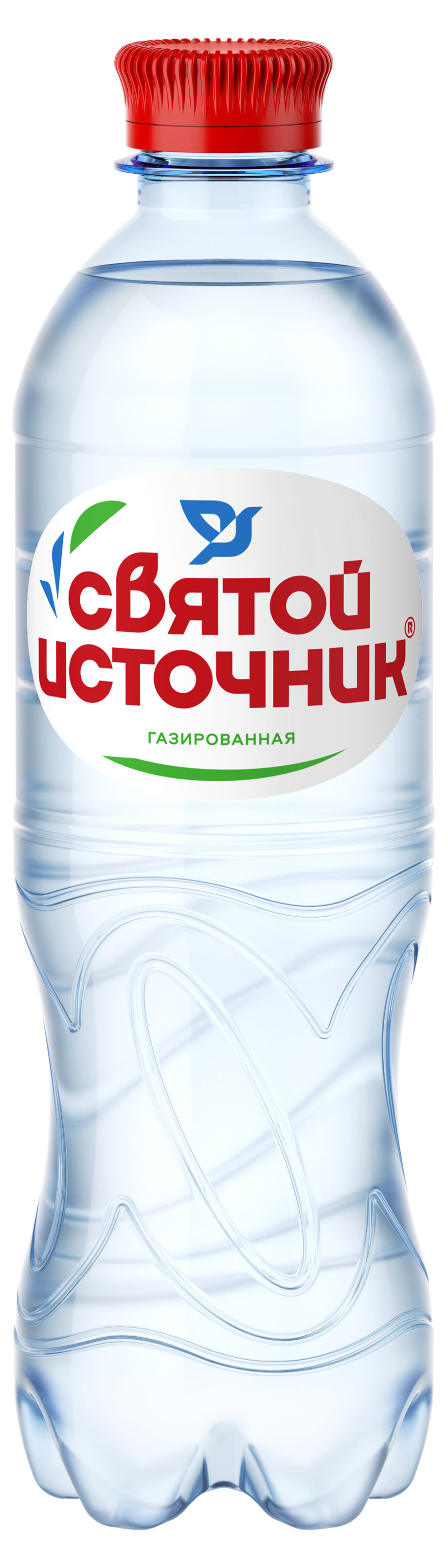 Вода питьевая «Святой Источник» с газом, 500 мл