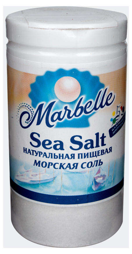 Соль пищевая Marbellе морская натуральная мелкая, 80 г