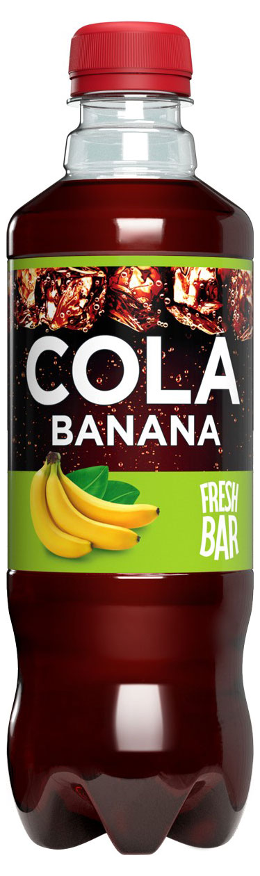 Напиток газированный Fresh Bar Cola Banana, 480 мл