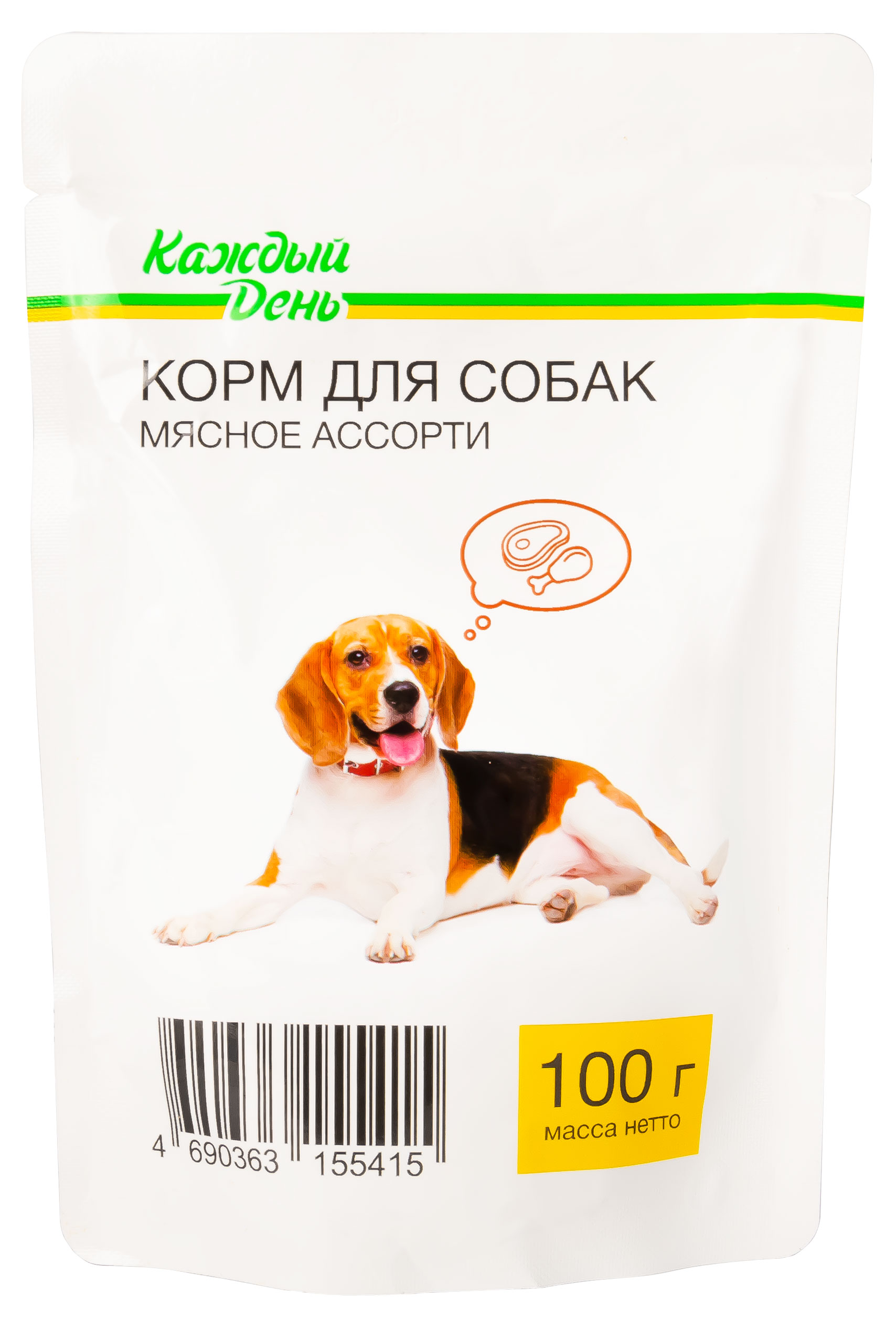 Корм для собак «Каждый день» Мясное ассорти, 100 г