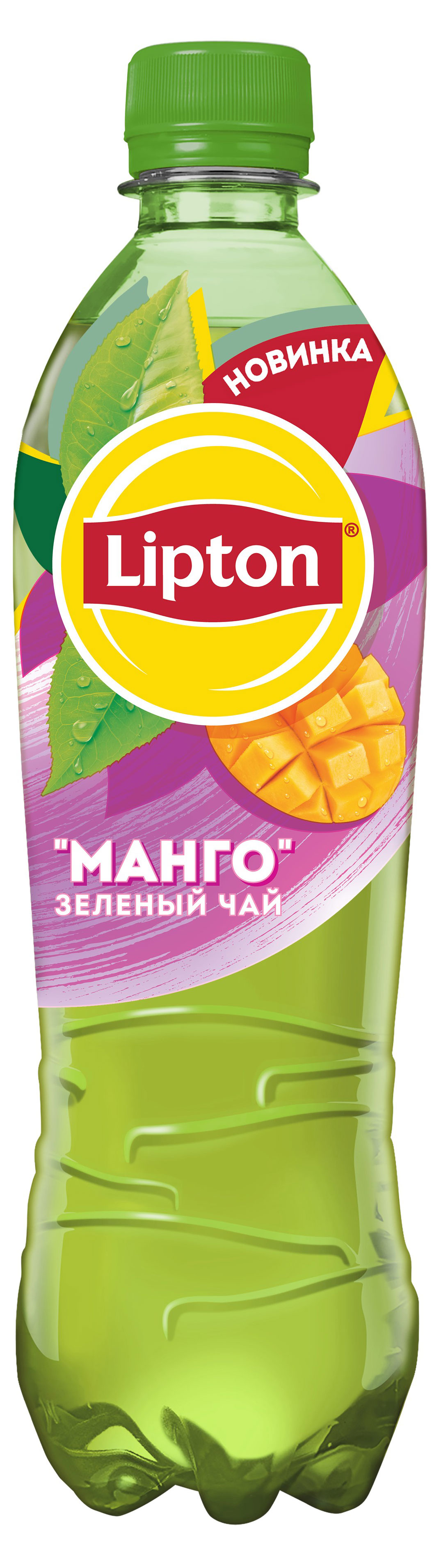 Чай зеленый Lipton Манго, 500 мл