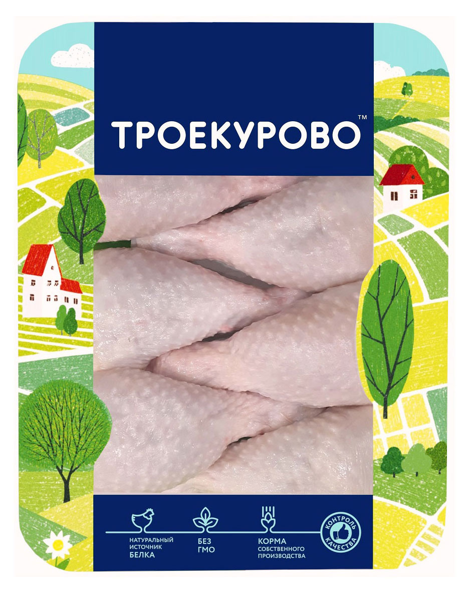 Голень цыпленка-бройлера «Троекурово» охлажденная, 900 г