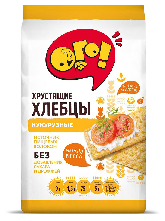 Хлебцы кукурузные «ОГО!» 75 г