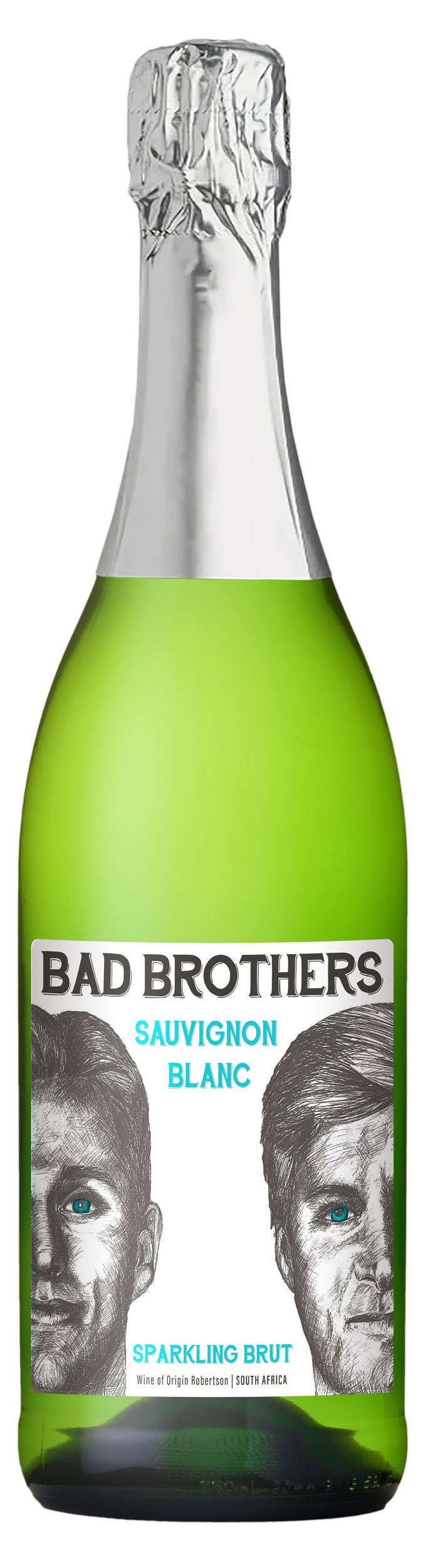 Игристое вино Bad Brothers Sauvignon Blanc белое брют Южная Африка, 0,75 л