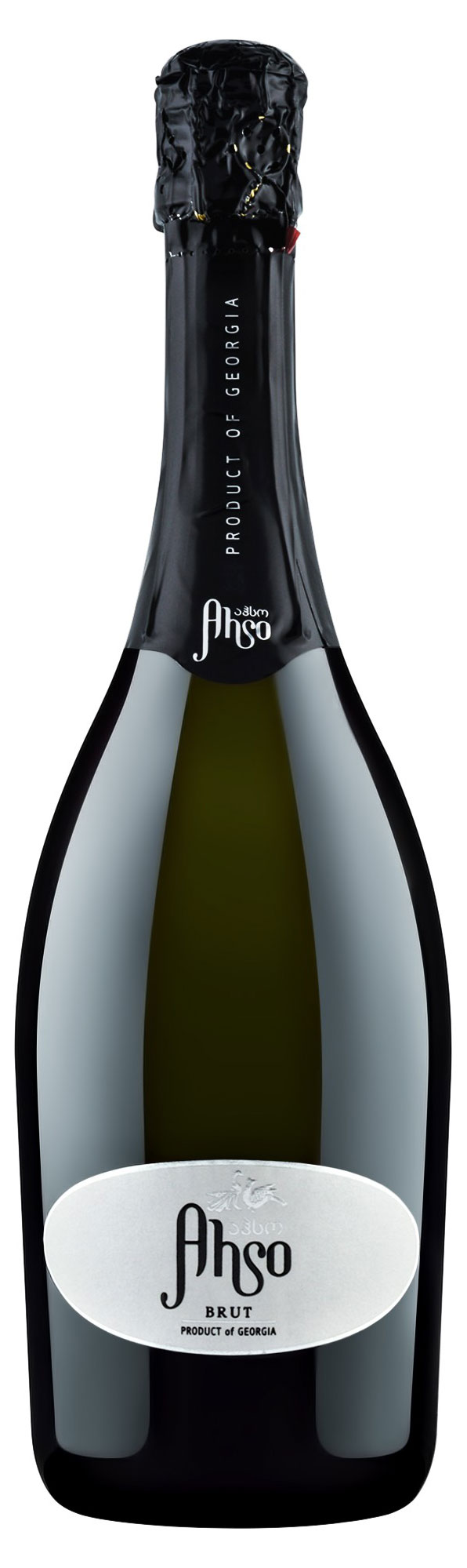 Игристое вино Ahso Brut белое брют Грузия, 0,75 л