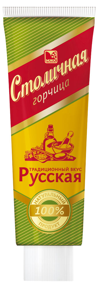 Горчица столичная русская «Столичная» охлажденная тюбик, 100 г