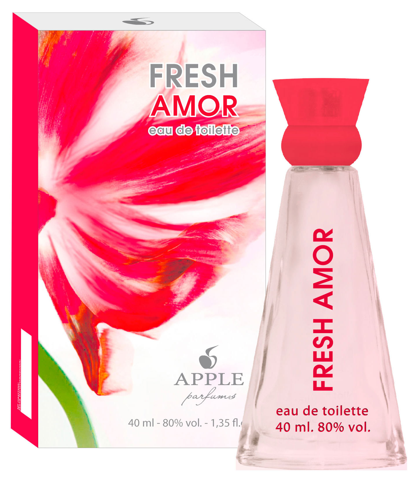 Туалетная вода Apple Parfums Fresh Amor женская, 40 мл