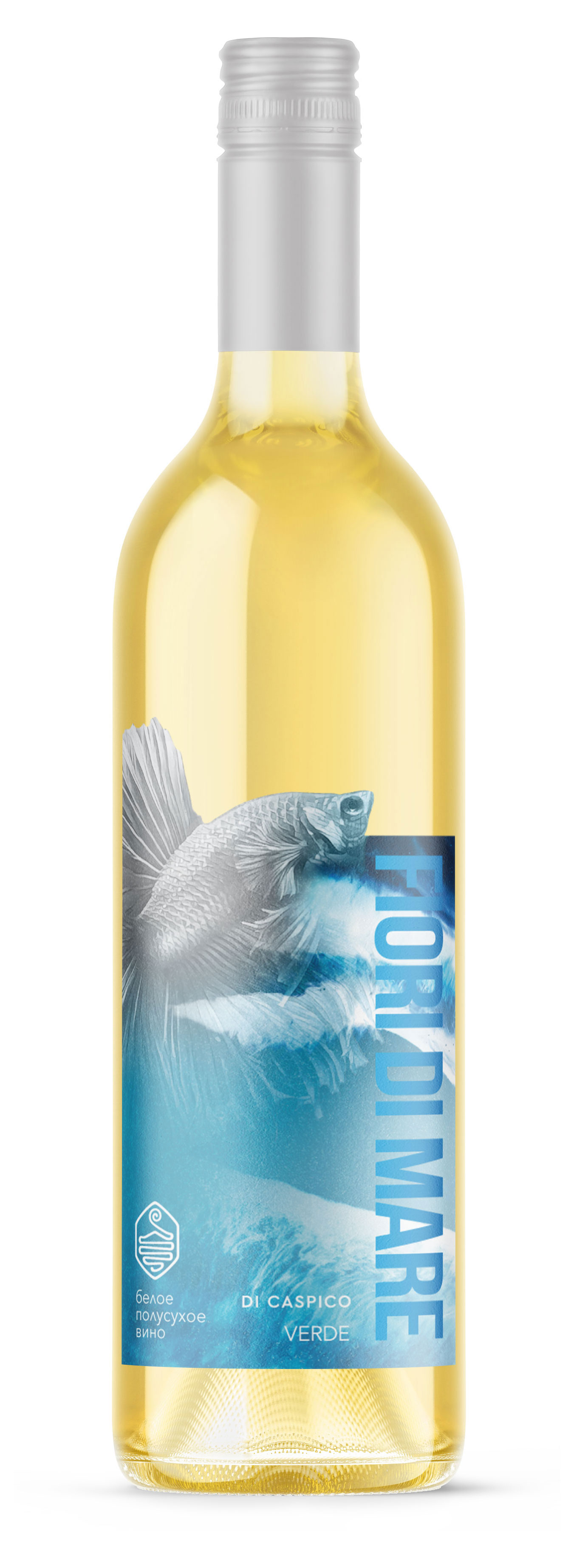 Вино Di Caspico Fiori di Mare Verde белое полусухое Россия, 0,75 л