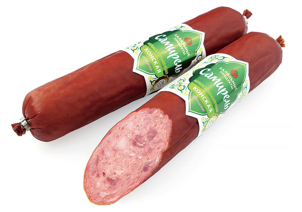 Колбаса полукопченая «Самирель» Конская халяль, 350 г