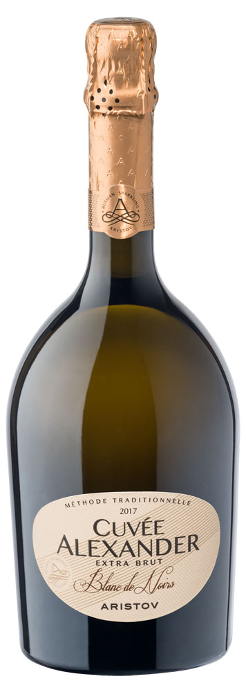 Игристое вино Aristov Cuvee Alexander Blanc de Noire белое экстра брют Россия, 0,75 л