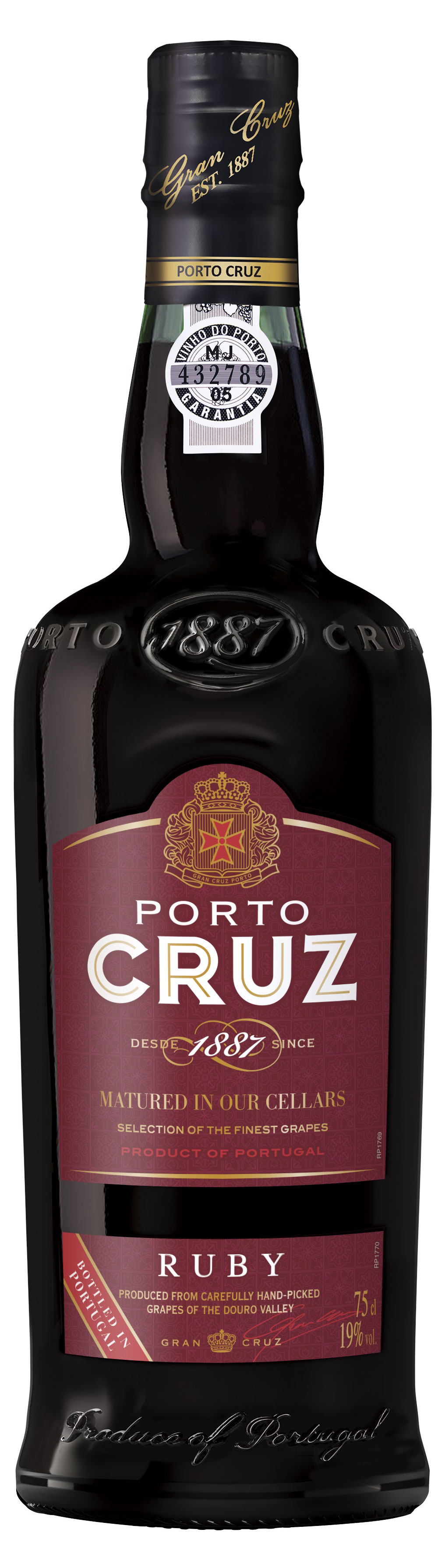 Портвейн Porto Kruz Ruby марочное Португалия, 0,75 л