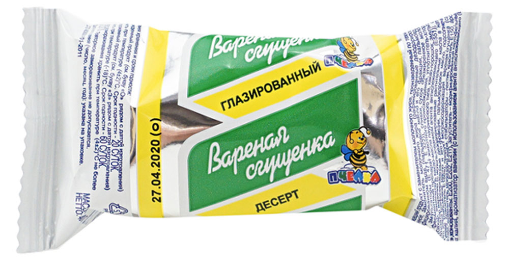 Сырок глазированный «Пчелка» с вареной сгущенкой 23% ЗМЖ, 40 г