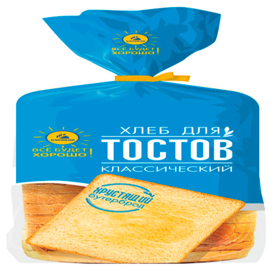 Хлеб для тостов «Каравай» Классический нарезка, 500 г