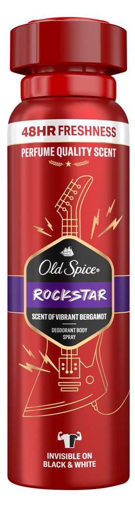 Дезодорант Old Spice RockStar с ароматом бергамота Великобритания, 150 мл