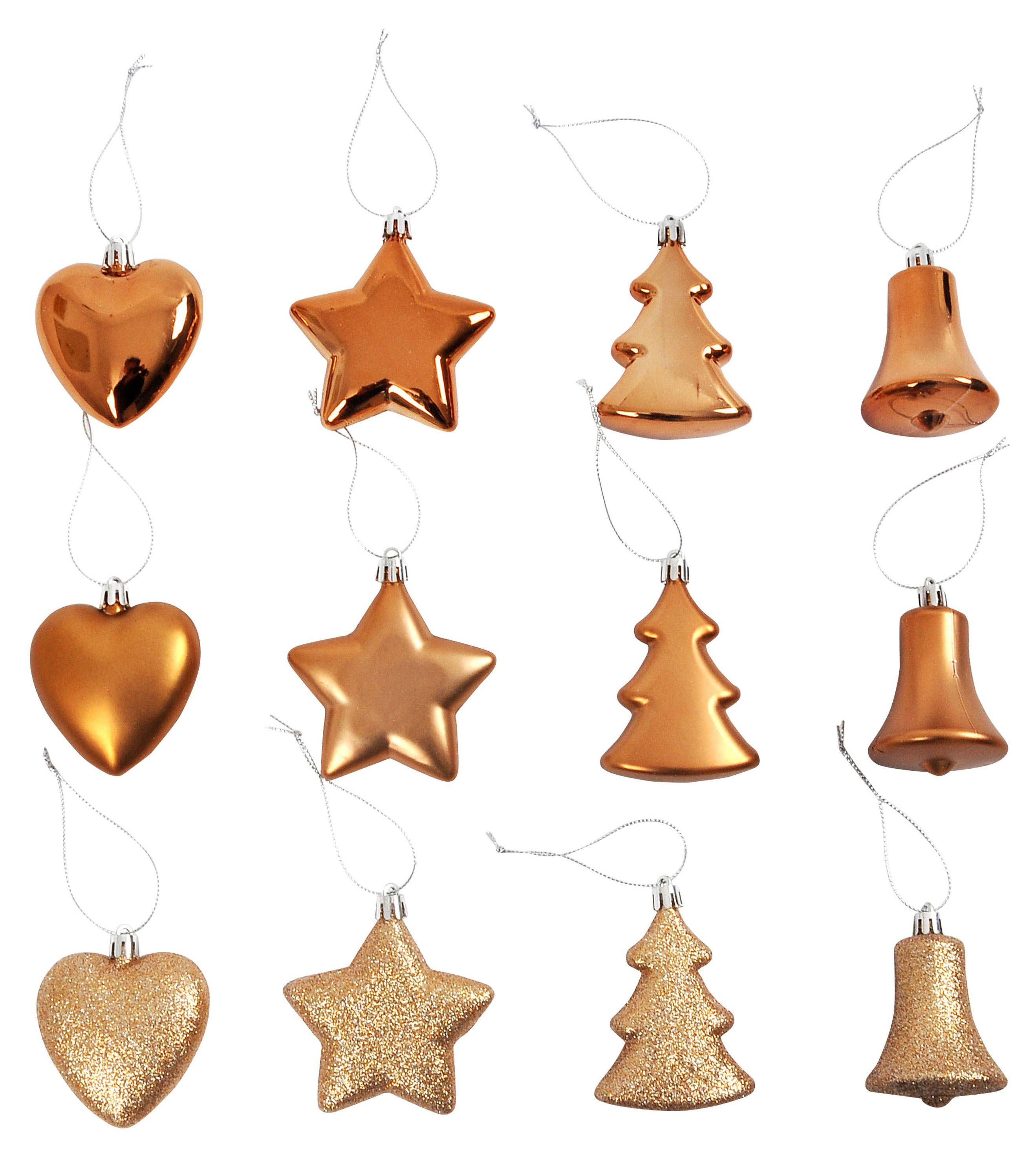 Елочное украшение Actuel Подвеска медная пластик, 1 шт в ассортименте